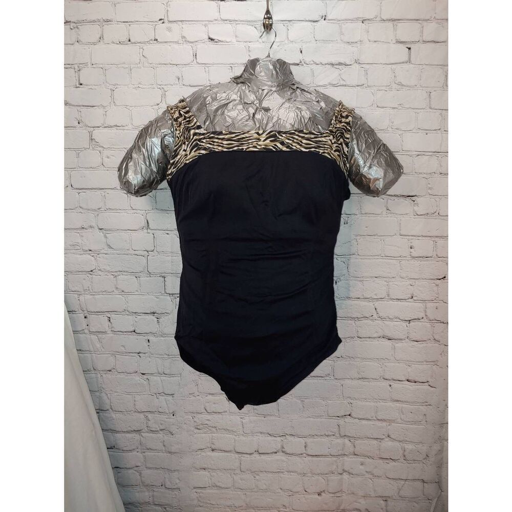 Roxanne Classics Vintage Women's Size 18/42D Black One Piece Bathing Suit